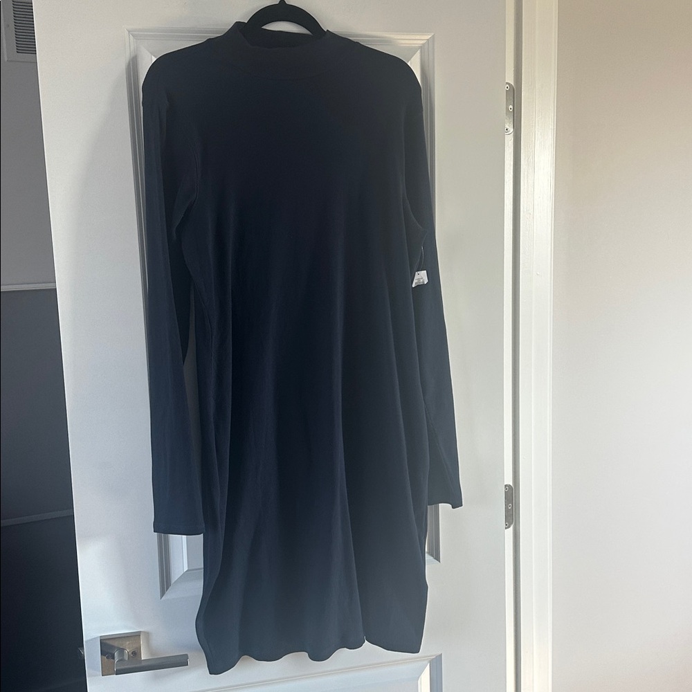 NWT Old Navy mock neck dress navy size XL tall